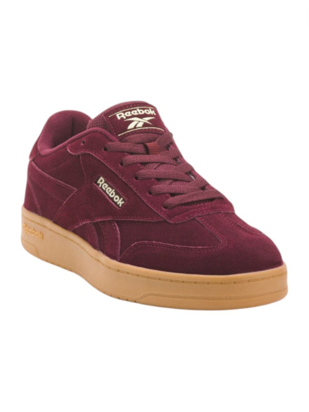(New) Reebok – Forte Lounger Double Up Suede Sneakers (Black Cherry) – Women 8.5
